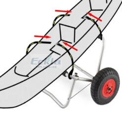 CHARIOT KAYAK CANOE PLIABLE ECKLA CANYON 8 CHARIOT KAYAK CANOE PLIABLE ECKLA CANYON -Adventure Des Vagues Boutique chariot kayak canoe pliable eckla canyon 2