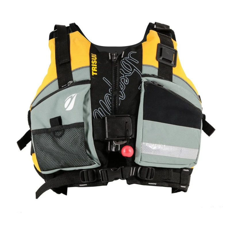 GILET AQUADESIGN TRISULI 70 N JAUNE 4 GILET AQUADESIGN TRISULI 70 N JAUNE â Image 2