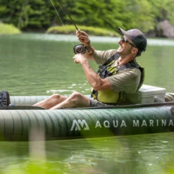 KAYAK GONFLABLE AQUA MARINA CALIBER PECHE -Adventure Des Vagues Boutique kayak gonflable aqua marina caliber peche 8