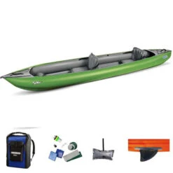 Adventure Des Vagues Boutique 33 KAYAK GUMOTEX SOLAR VERT 2 PLACES