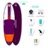 Paddle Gonflable Aqua Design Lava 10.0 -Adventure Des Vagues Boutique paddle gonflable aqua design lava 100