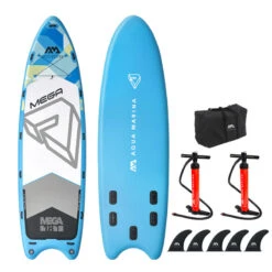 PADDLE GONFLABLE AQUA MARINA MEGA 18.1 2023 -Adventure Des Vagues Boutique paddle gonflable aqua marina mega 181 2022 1