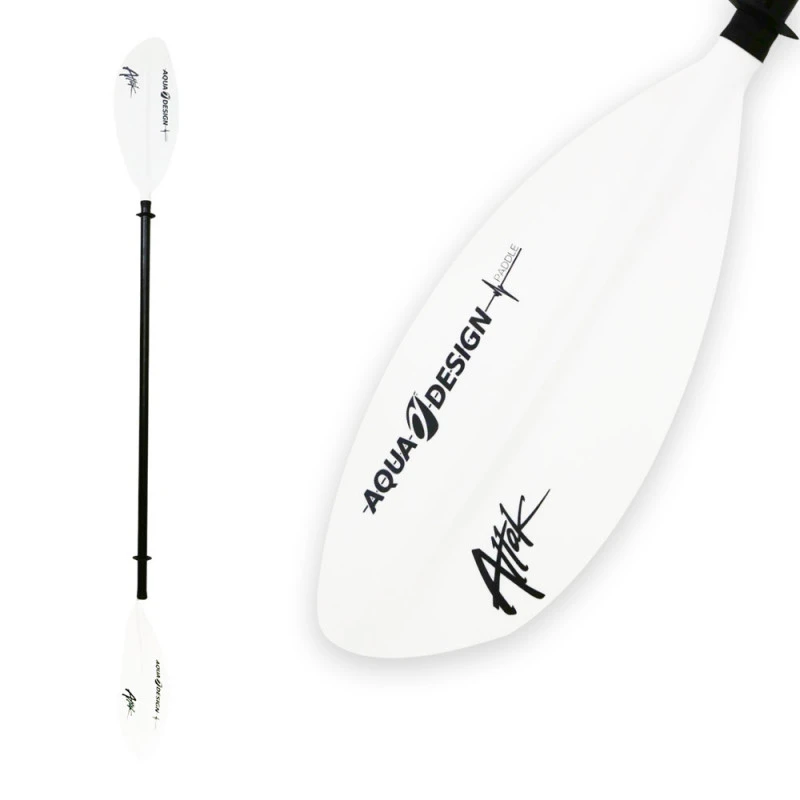 PAGAIE KAYAK AQUADESIGN ATTAK FIBRE 1 PARTIE 3 PAGAIE KAYAK AQUADESIGN ATTAK FIBRE 1 PARTIE