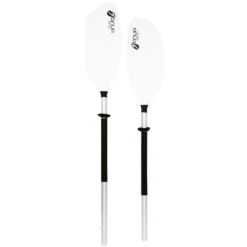 PAGAIE KAYAK AQUADESIGN WHITE 2 PARTIES 215CM -Adventure Des Vagues Boutique pagaie kayak aquadesign white 2 parties 215cm 4