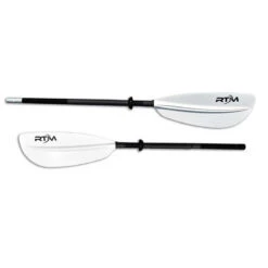 PAGAIE ROTOMOD FIBRE ELEGANCE BLANCHE 2 PARTIES 220 CM -Adventure Des Vagues Boutique pagaie rotomod fibre elegance blanche 2 parties 220 cm 2