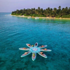 PLATEFORME YOGA GONFLABLE AQUA MARINA YOGA DOCK 2023 -Adventure Des Vagues Boutique plateforme yoga gonflable aqua marina yoga dock 2023 3